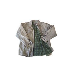 Y2K Levi’s Green Jacket blanket lined